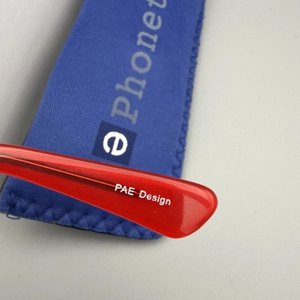 E Phonetic Computer Eyewear Blue/Red - FDA Registered, UVA/UVB Protection /Box